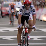 Fabian Cancellara wins the first stage of the Tour de France 2009